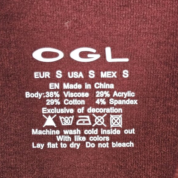 Cottage Prairie Cabin Boho Modern Chic Fall Midi Heat-Tech Burgundy Wine OGL SM - Picture 3 of 13